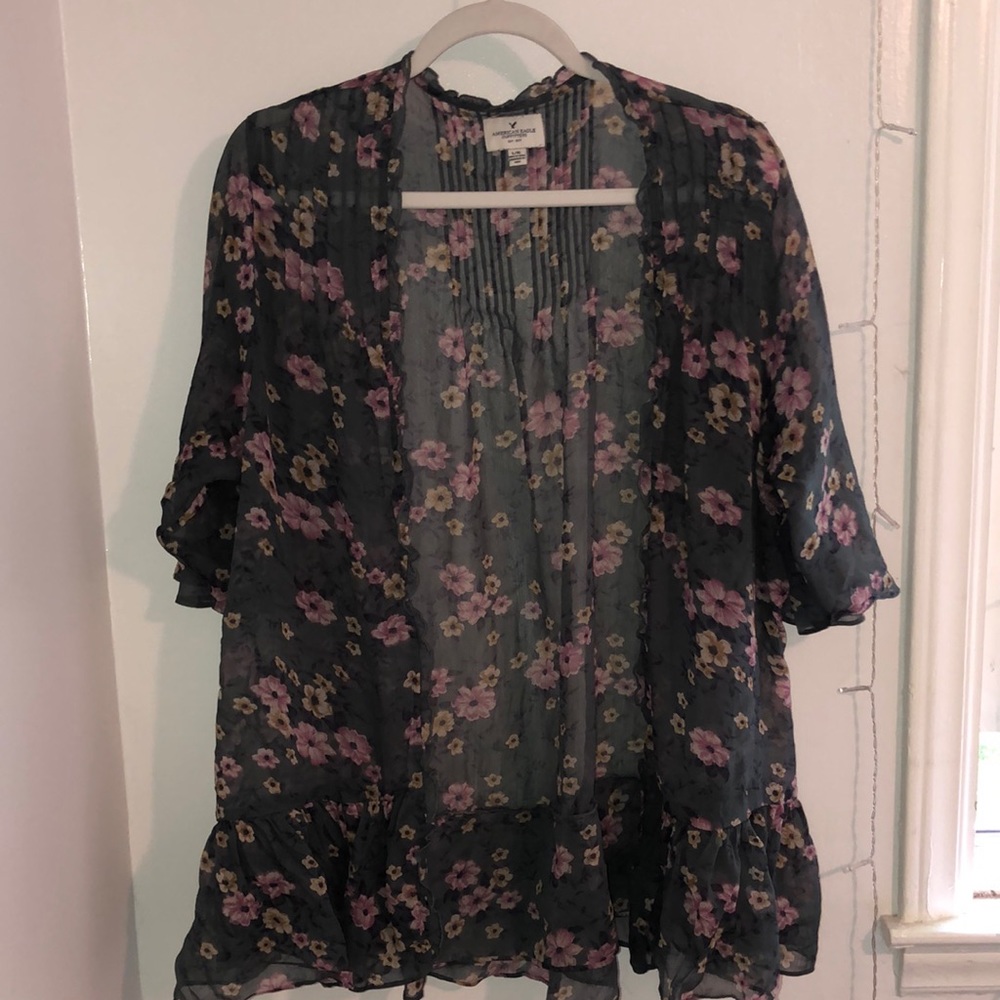 Boho Floral Cardigan